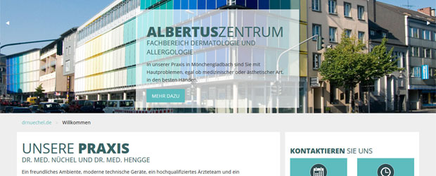Dr. Nüchel Webseite Screenshot